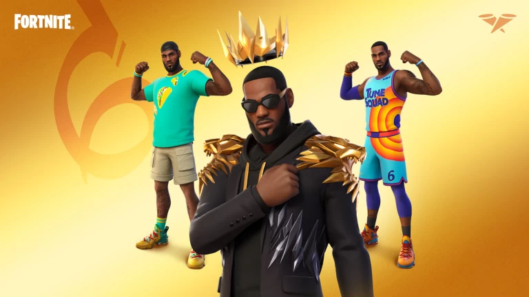 Download Tune Squad LeBron Fortnite Wallpaper 4k 1