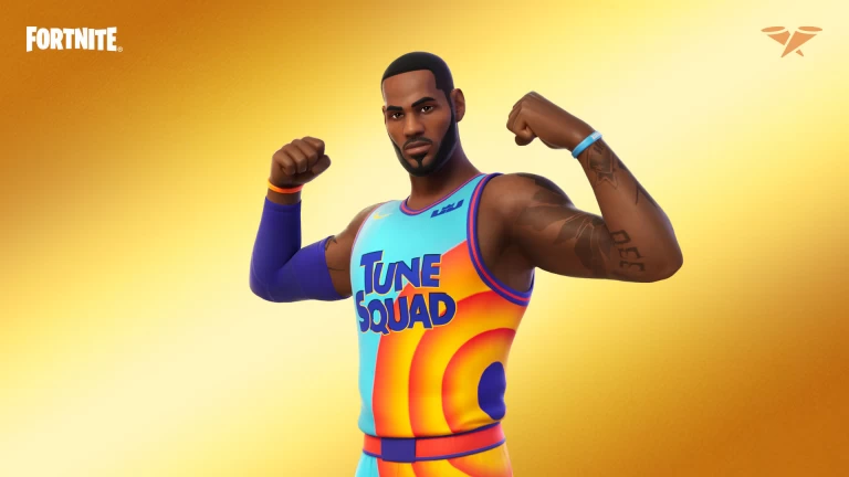 Download Tune Squad LeBron Fortnite Wallpaper 4k 2