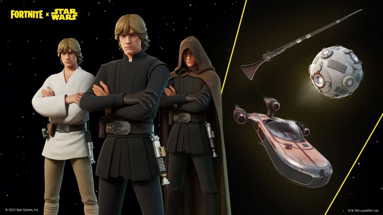 Download Luke Skywalker Fortnite Wallpaper 4k 1