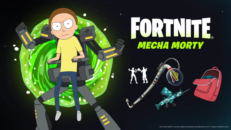 Baixar Morty — Robótico Fortnite Wallpaper 4k 2