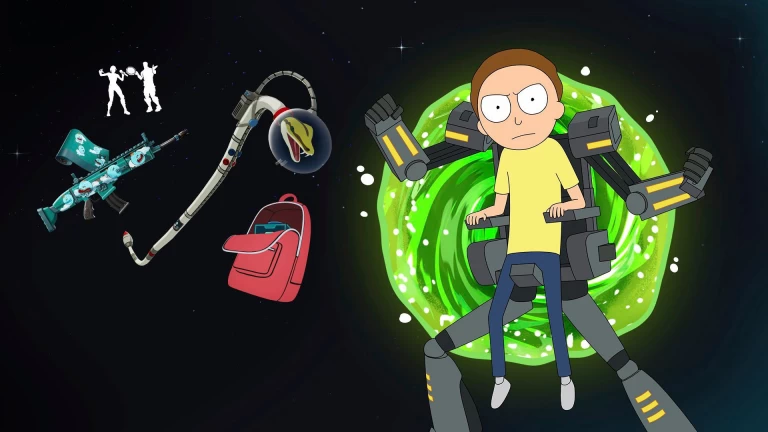 Scarica Bundle Mecha Morty Fortnite Sfondo 4k 2