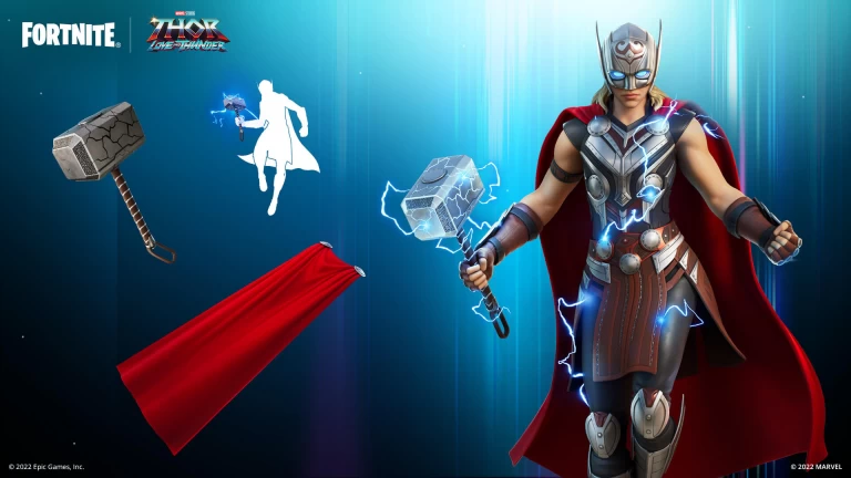 Descargar La Poderosa Thor Fortnite Wallpaper 4k 1