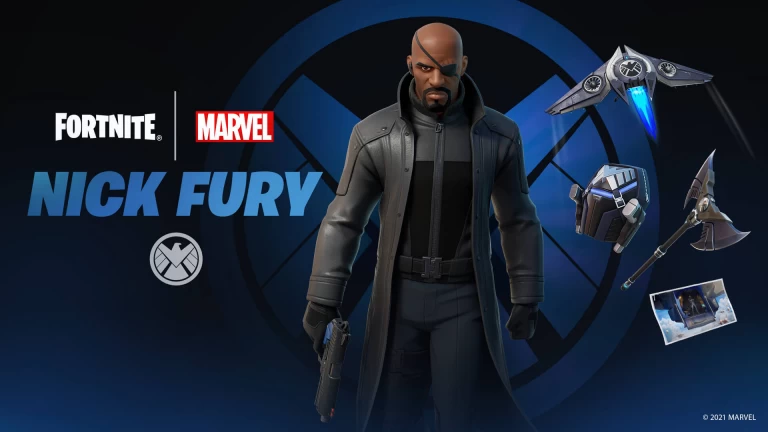 Scarica Nick Fury Fortnite Sfondo 4k 1