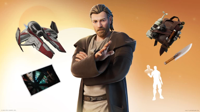 Download Obi-Wan Kenobi Fortnite Wallpaper 4k 1