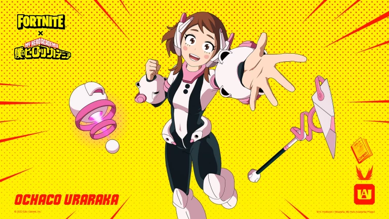 Download Ochaco Uraraka Fortnite Wallpaper 4k 1