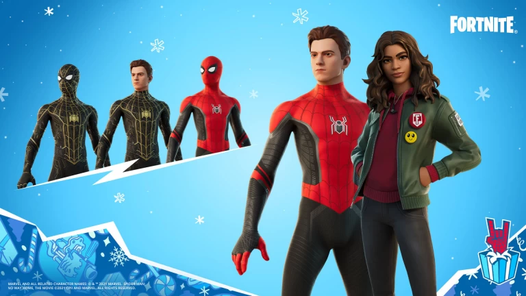 Download Spider-Man (No Way Home) Fortnite Wallpaper 4k 1