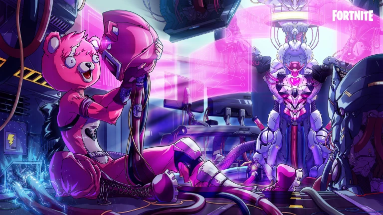 Scarica Professionista di coccole mecha Fortnite Sfondo 4k 2