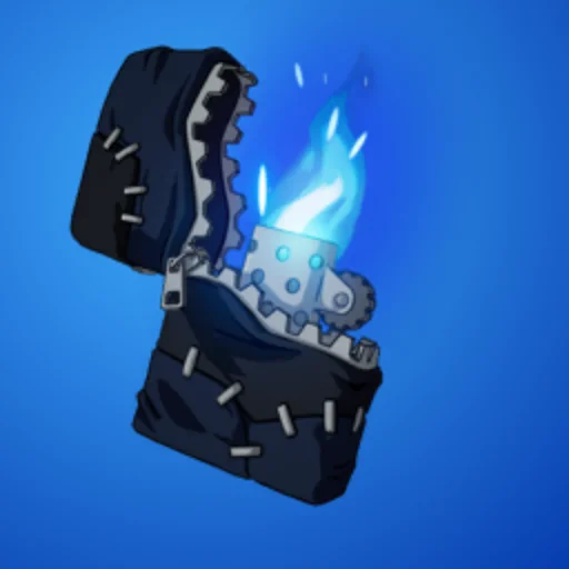 Back Bling Blueflame Lighter