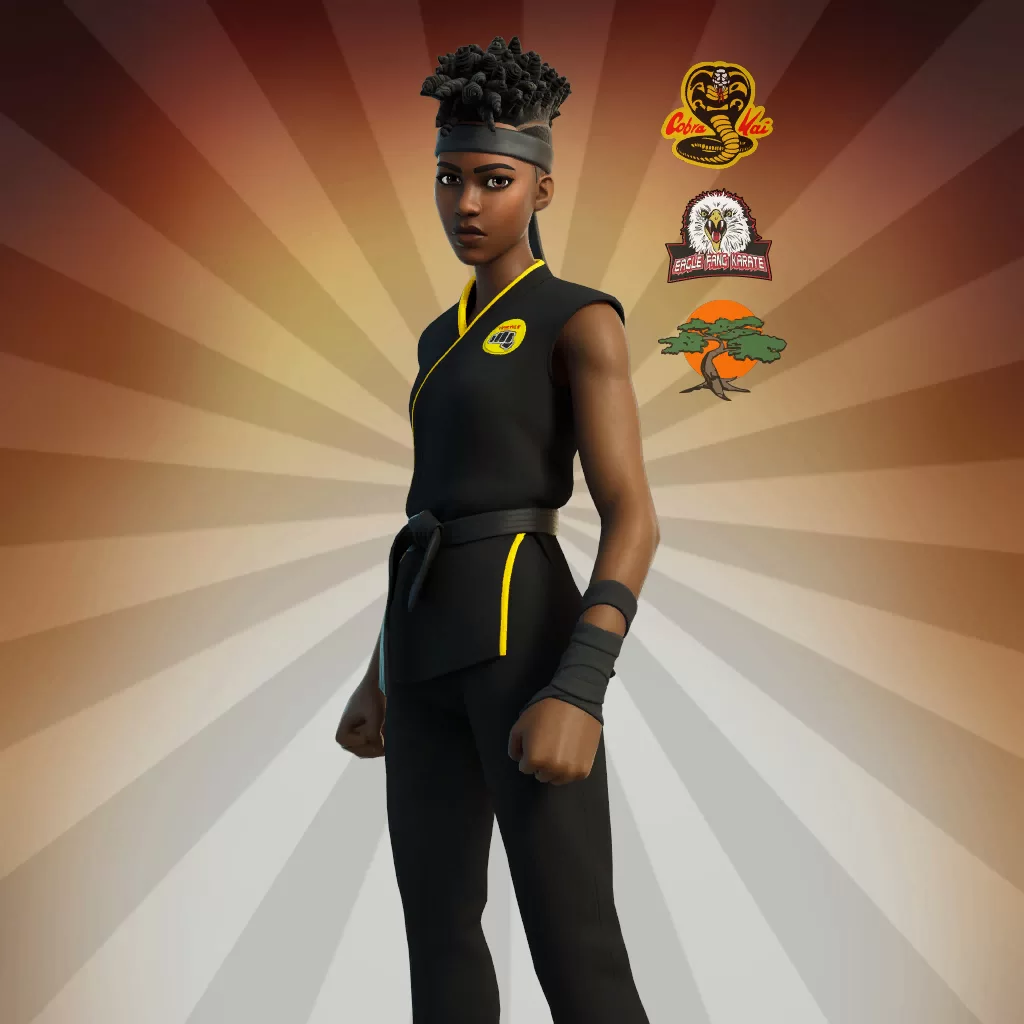 Fortnite lança skins inspiradas na série Cobra Kai 