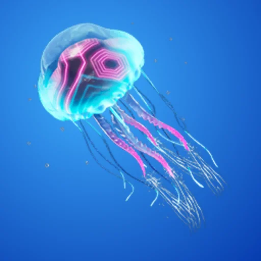 Neon Man O' War fortnite glider