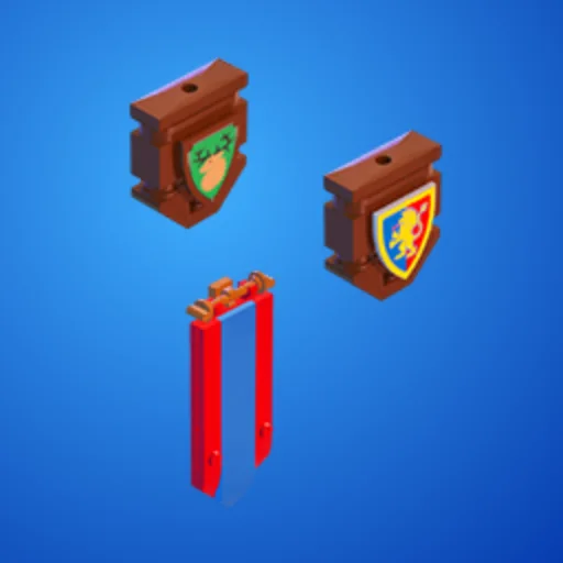 Knightly Banners Decor