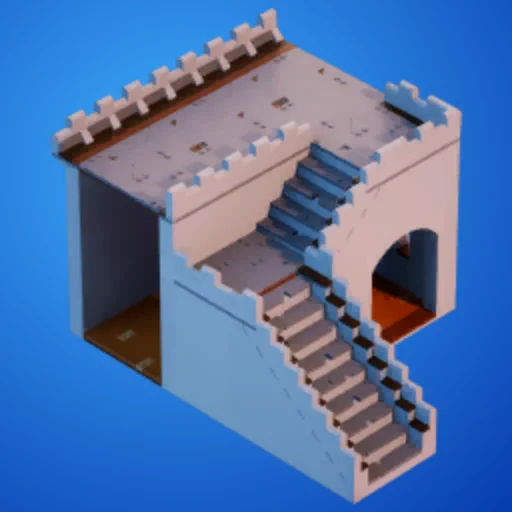 Knightly Wall Stairs