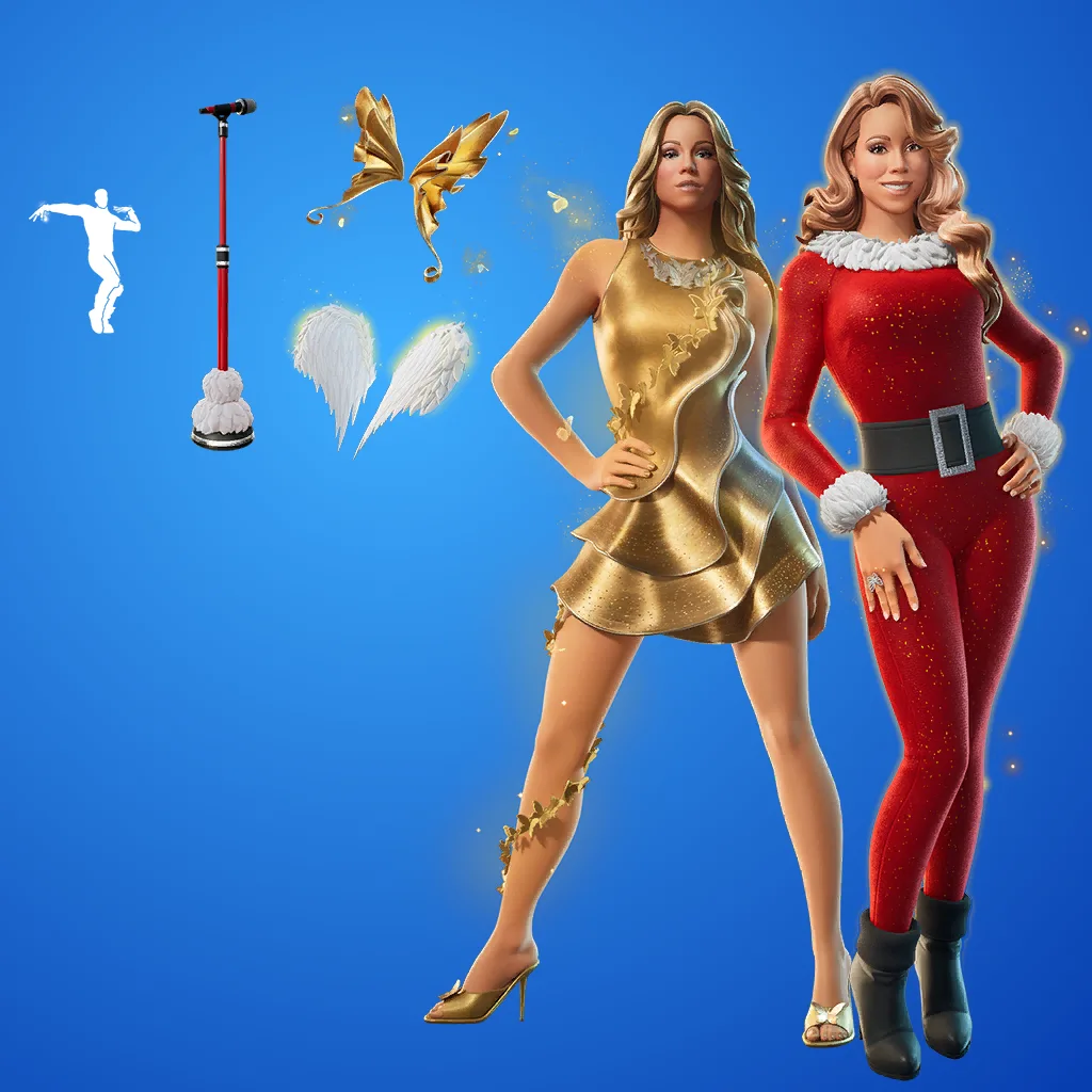 mariah carey gold dress fortnite Mindy Bespoke Dress main image 1