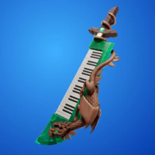 Jade Dragon Blade pickaxe fortnite