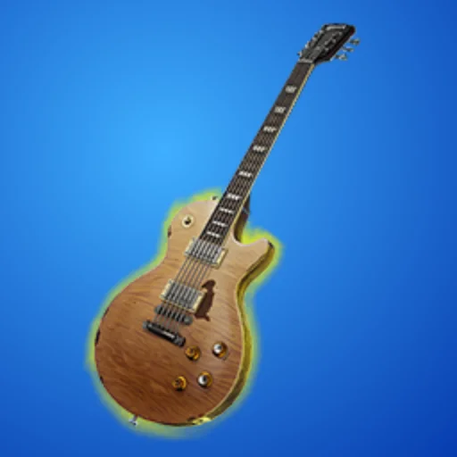 Kirk's Gibson "Greeny" Les Paul pickaxe fortnite