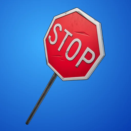 Stop Sign pickaxe fortnite