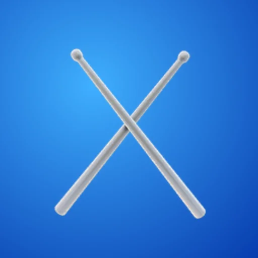 Platinum Flaming Hi-Hats pickaxe fortnite