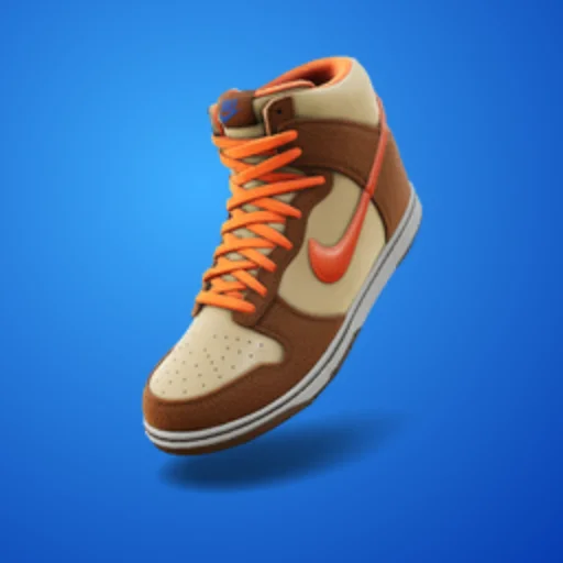 Nike Dunk High 'Beechtree/Orange Blaze' fortnite shoes