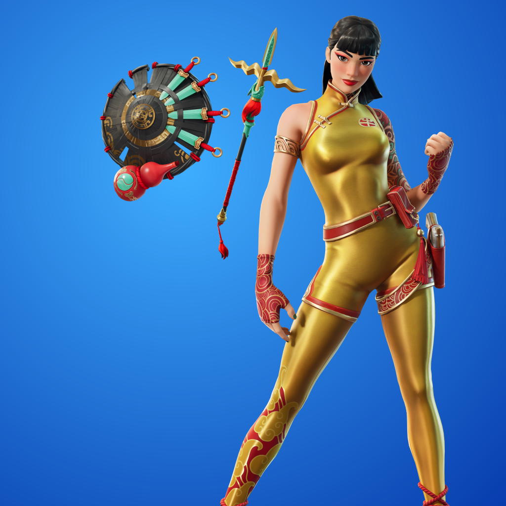 Pacchetto Bundle Assassina dorata Fortnite Icon Image
